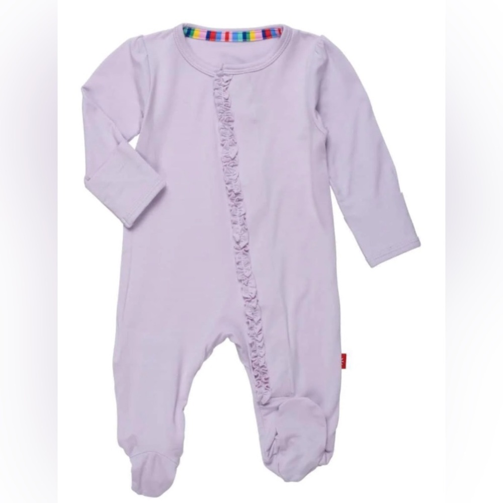 Magnetic Me Newborn footie - wisteria NB